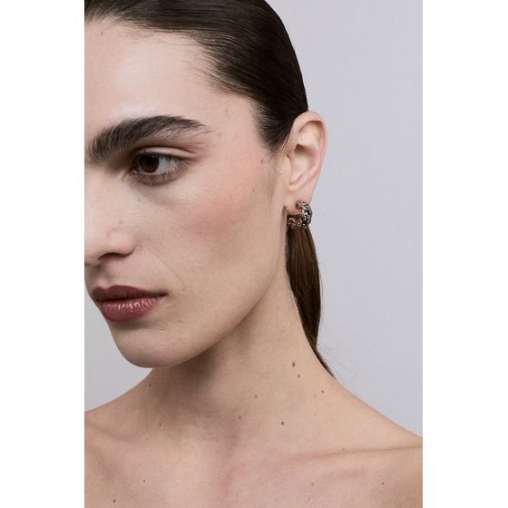 Brinco Argola Mini Light Grume Classics Ouro Vintage